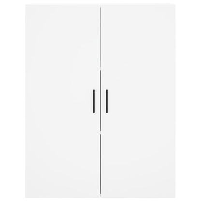 Hoge Kast 69,5X34X180 Cm Bewerkt Hout Wit