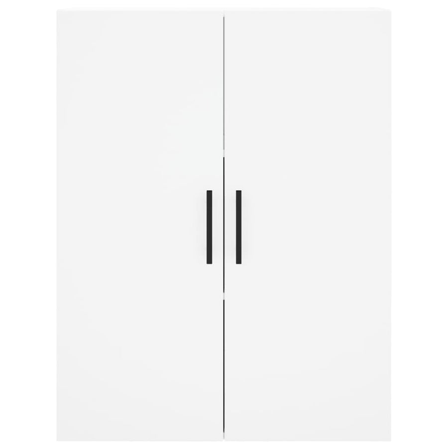 Hoge Kast 69,5X34X180 Cm Bewerkt Hout Wit