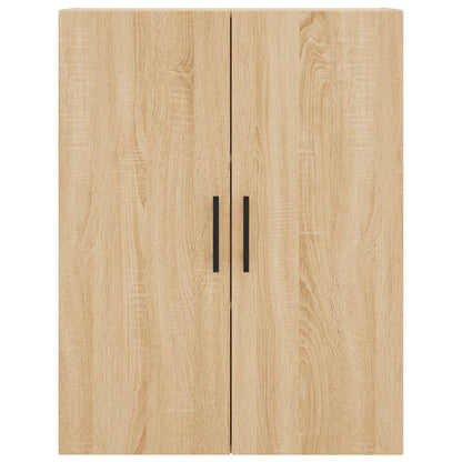 Hoge kast 69,5x34x180 cm bewerkt hout sonoma eikenkleurig