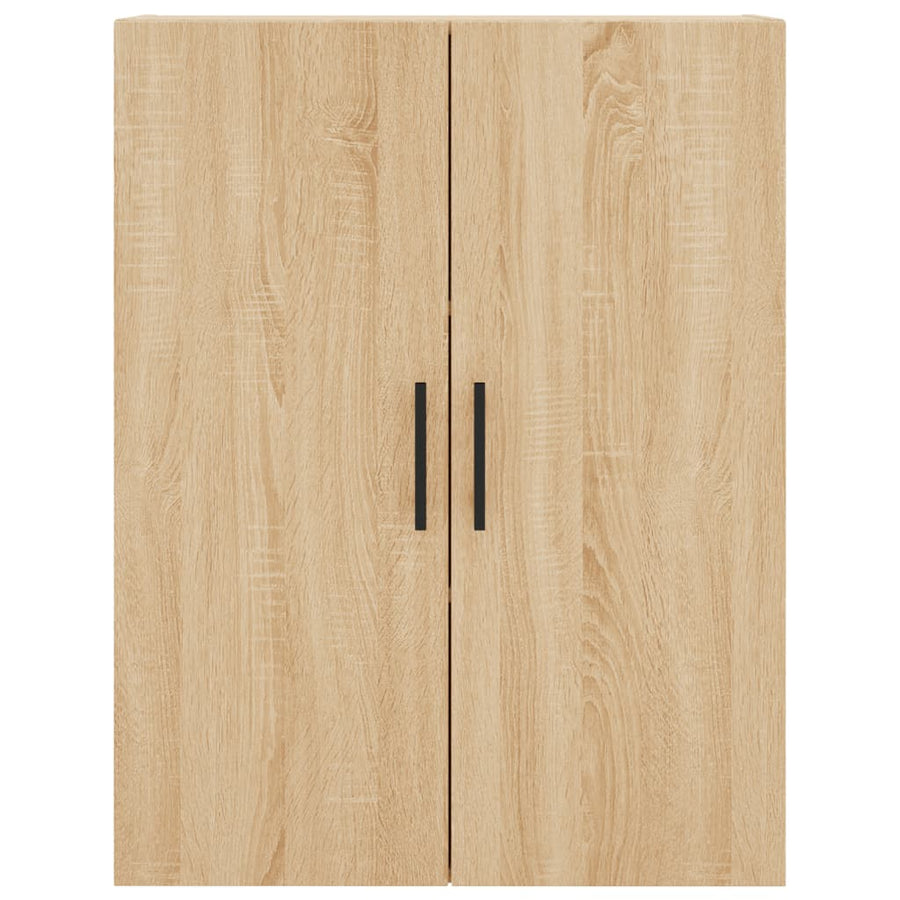 Hoge kast 69,5x34x180 cm bewerkt hout sonoma eikenkleurig