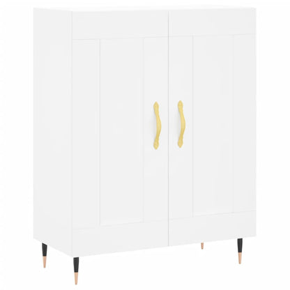 Hoge Kast 69,5X34X180 Cm Bewerkt Hout Wit