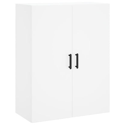 Hoge Kast 69,5X34X180 Cm Bewerkt Hout Wit