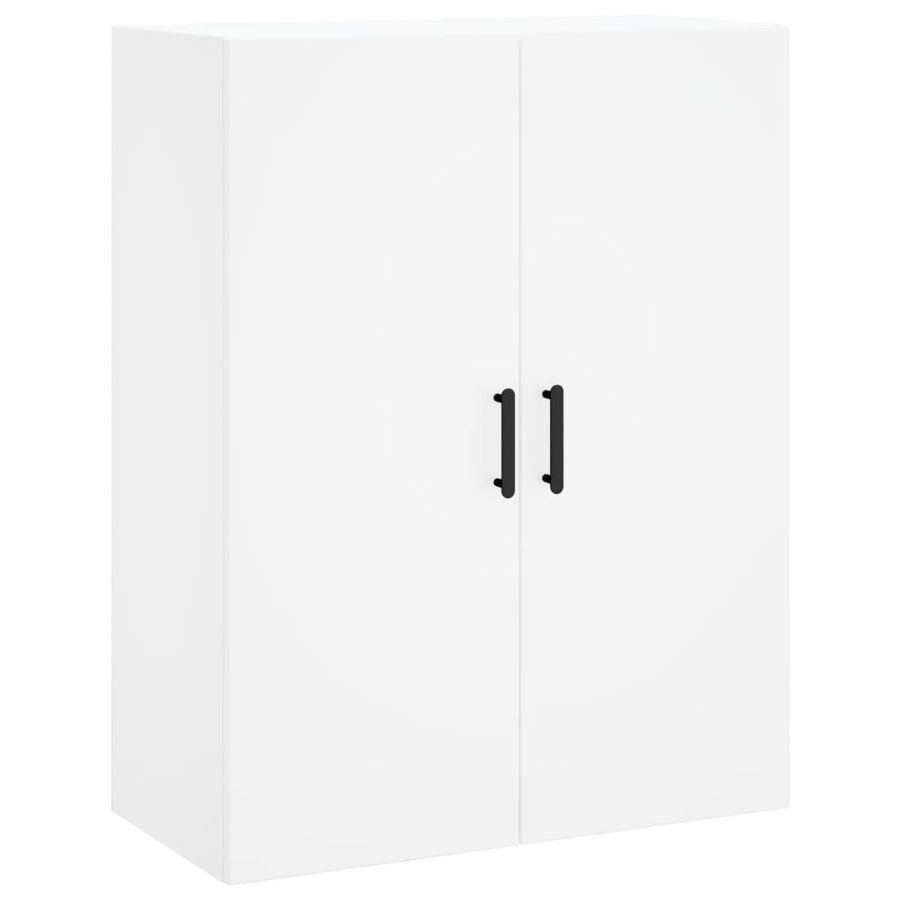 Hoge Kast 69,5X34X180 Cm Bewerkt Hout Wit