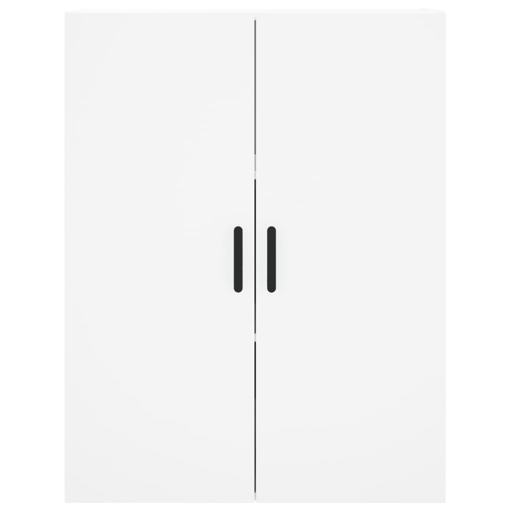Hoge Kast 69,5X34X180 Cm Bewerkt Hout Wit