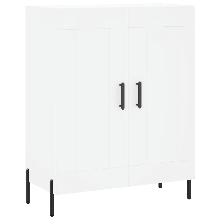 Hoge Kast 69,5X34X180 Cm Bewerkt Hout Wit