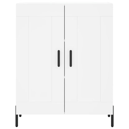 Hoge Kast 69,5X34X180 Cm Bewerkt Hout Wit