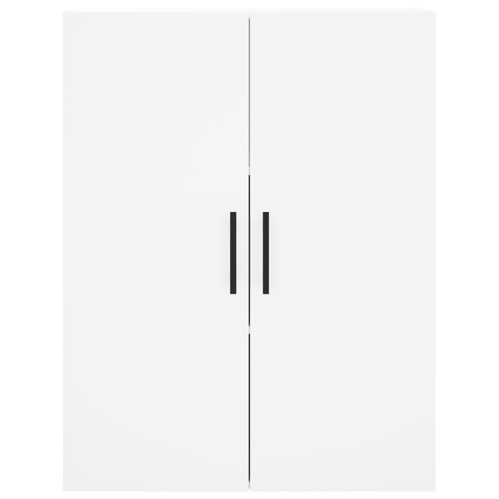 Hoge Kast 69,5X34X180 Cm Bewerkt Hout Wit