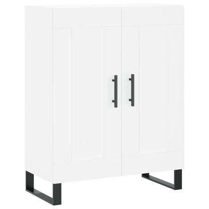 Hoge Kast 69,5X34X180 Cm Bewerkt Hout Wit