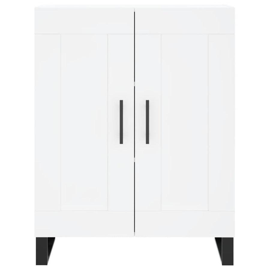 Hoge Kast 69,5X34X180 Cm Bewerkt Hout Wit
