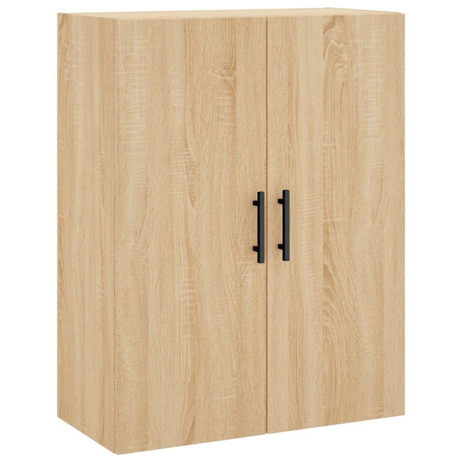 Hoge kast 69,5x34x180 cm bewerkt hout sonoma eikenkleurig