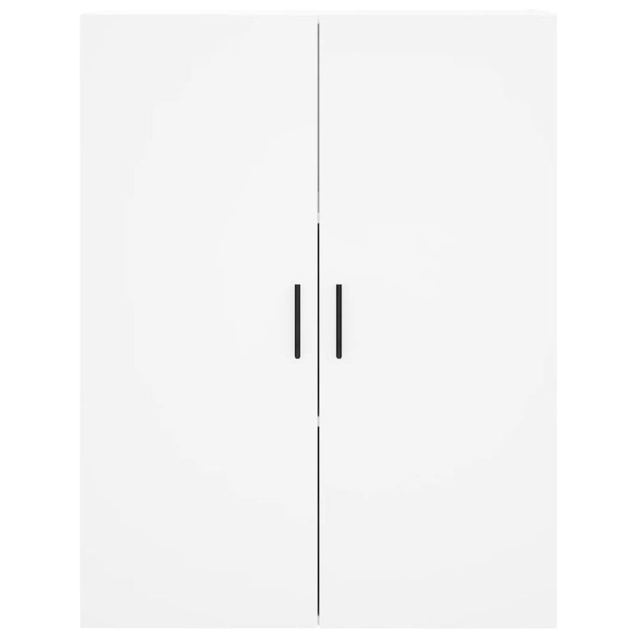 Hoge Kast 69,5X34X180 Cm Bewerkt Hout Wit