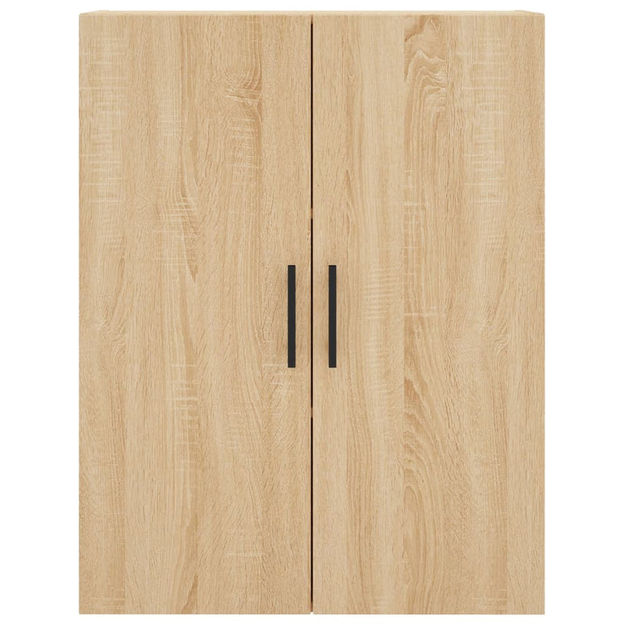Hoge kast 69,5x34x180 cm bewerkt hout sonoma eikenkleurig