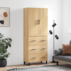 Hoge kast 69.5x34x180 cm sonoma eiken