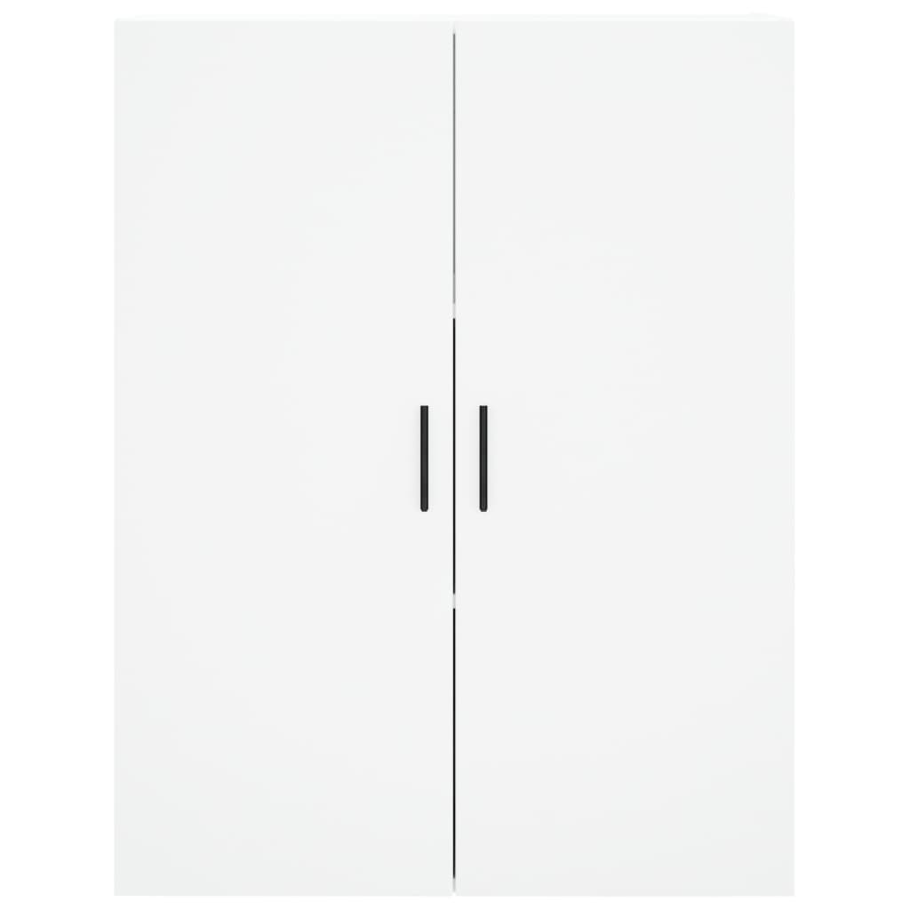 Hoge Kast 69,5X34X180 Cm Bewerkt Hout Wit