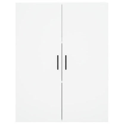 Hoge Kast 69,5X34X180 Cm Bewerkt Hout Wit