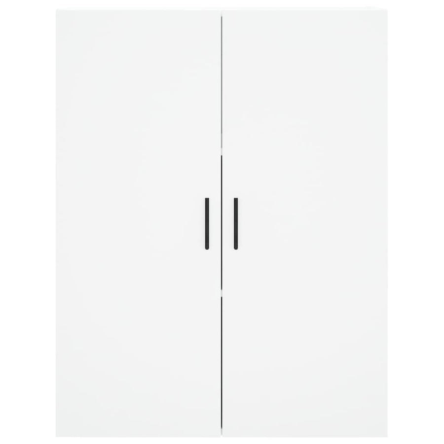 Hoge Kast 69,5X34X180 Cm Bewerkt Hout Wit