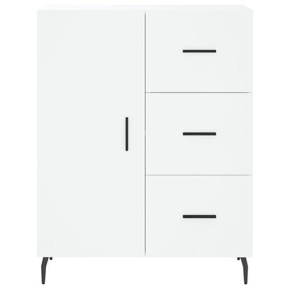 Hoge Kast 69,5X34X180 Cm Bewerkt Hout Wit