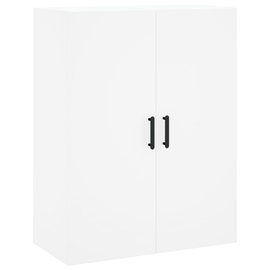 Hoge Kast 69,5X34X180 Cm Bewerkt Hout Wit