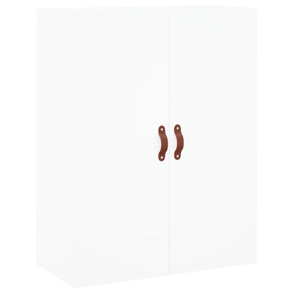 Hoge Kast 69,5X34X180 Cm Bewerkt Hout Wit