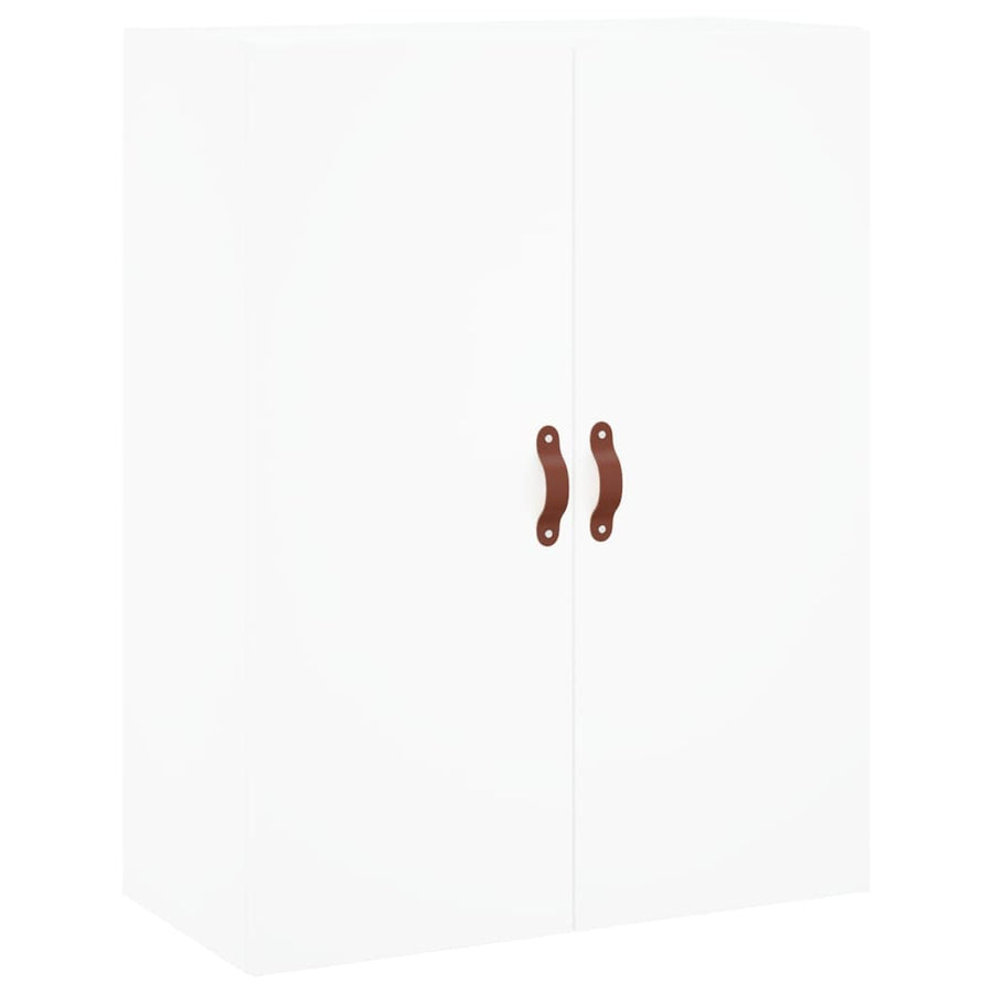 Hoge Kast 69,5X34X180 Cm Bewerkt Hout Wit
