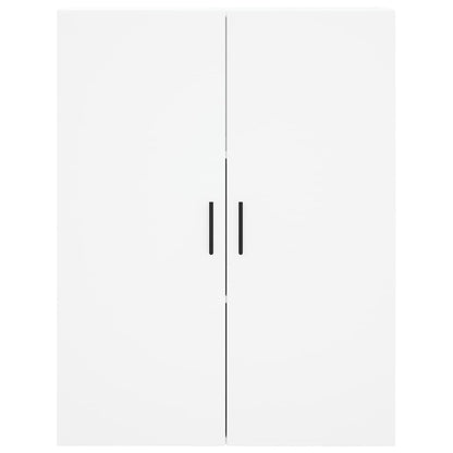 Hoge Kast 69,5X34X180 Cm Bewerkt Hout Wit