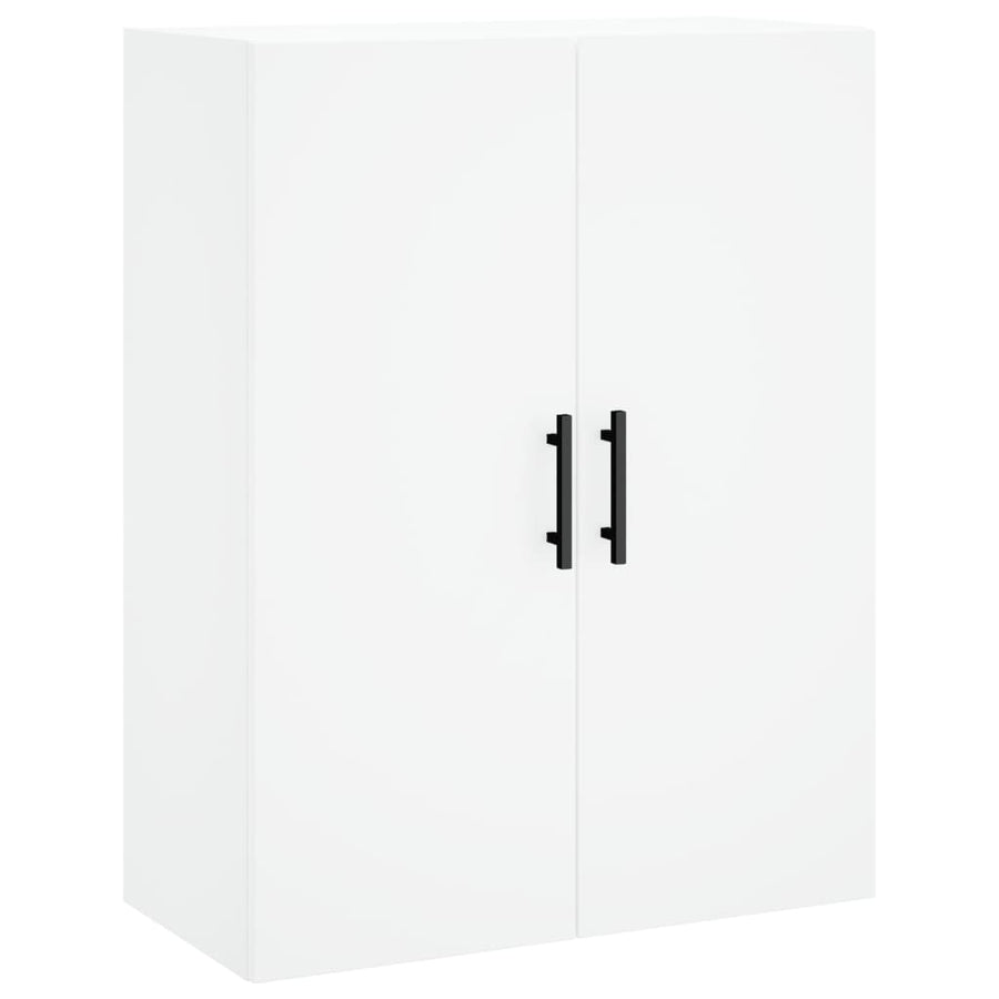 Hoge Kast 69,5X34X180 Cm Bewerkt Hout Wit