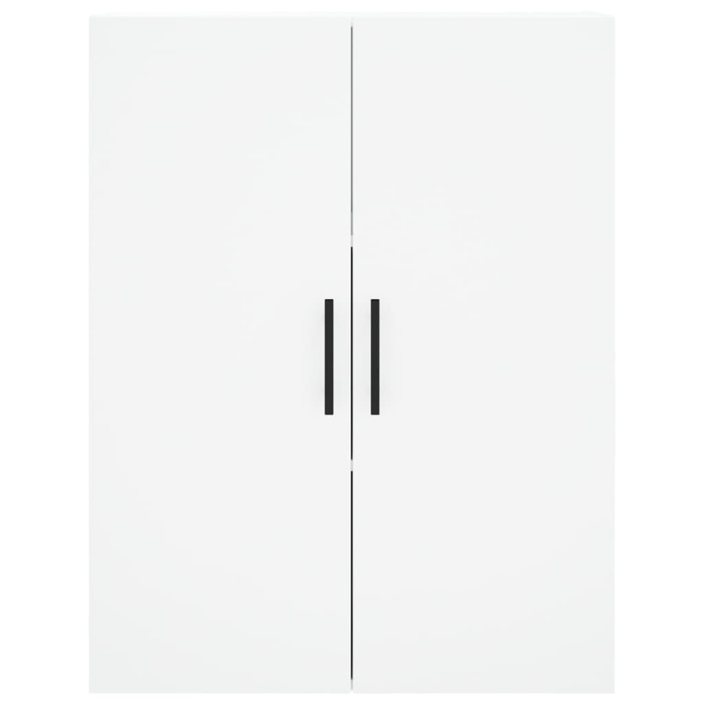 Hoge Kast 69,5X34X180 Cm Bewerkt Hout Wit