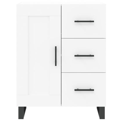 Hoge Kast 69,5X34X180 Cm Bewerkt Hout Wit