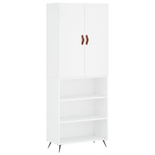 Hoge Kast 69,5X34X180 Cm Bewerkt Hout Wit