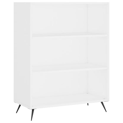 Hoge Kast 69,5X34X180 Cm Bewerkt Hout Wit