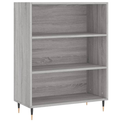 Hoge Kast 69,5X34X180 Cm Bewerkt Hout Grijs Sonoma Eikenkleurig