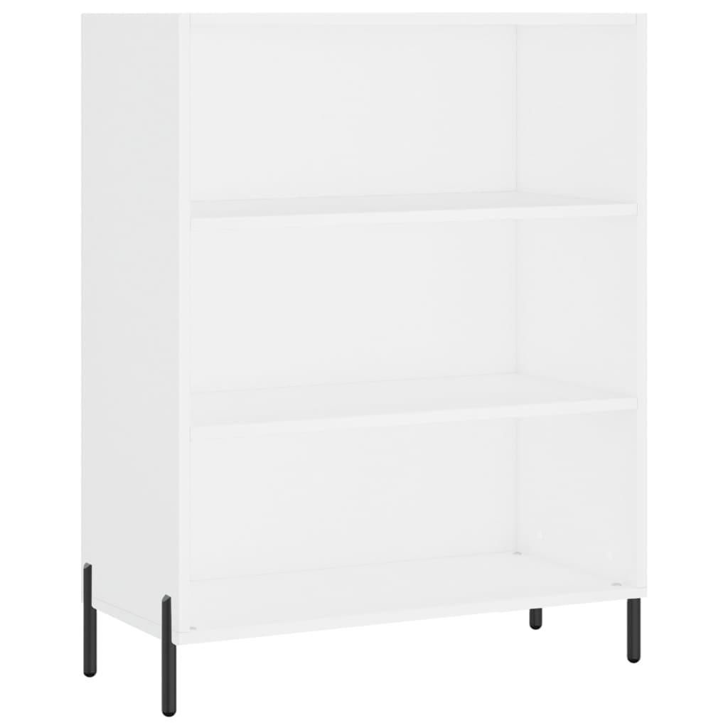 Hoge Kast 69,5X34X180 Cm Bewerkt Hout Wit