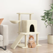 Kattenmeubel 96,5 cm crèmekleurig