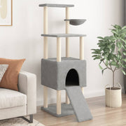 Kattenmeubel 153 cm lichtgrijs