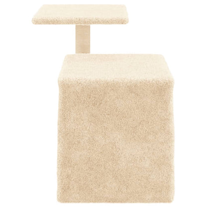 Kattenmeubel Met Sisal Krabpalen 50,5 Cm Kleurig Crème