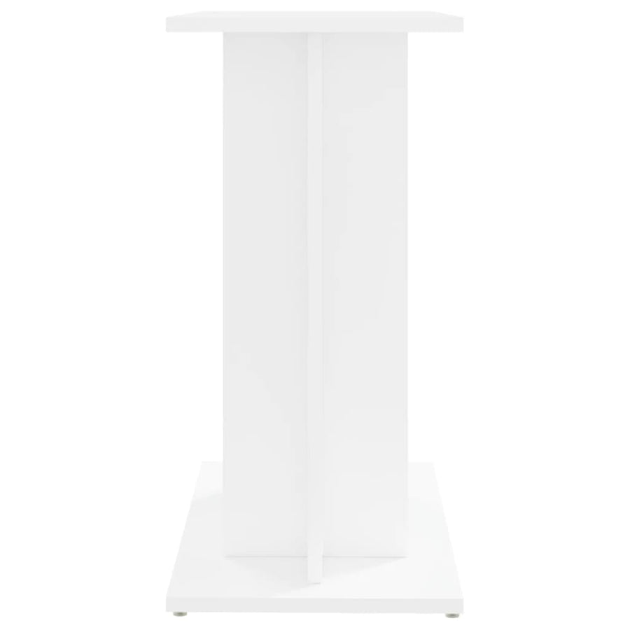 Aquariumstandaard Bewerkt Hout 60 x 30 x 60 cm Wit