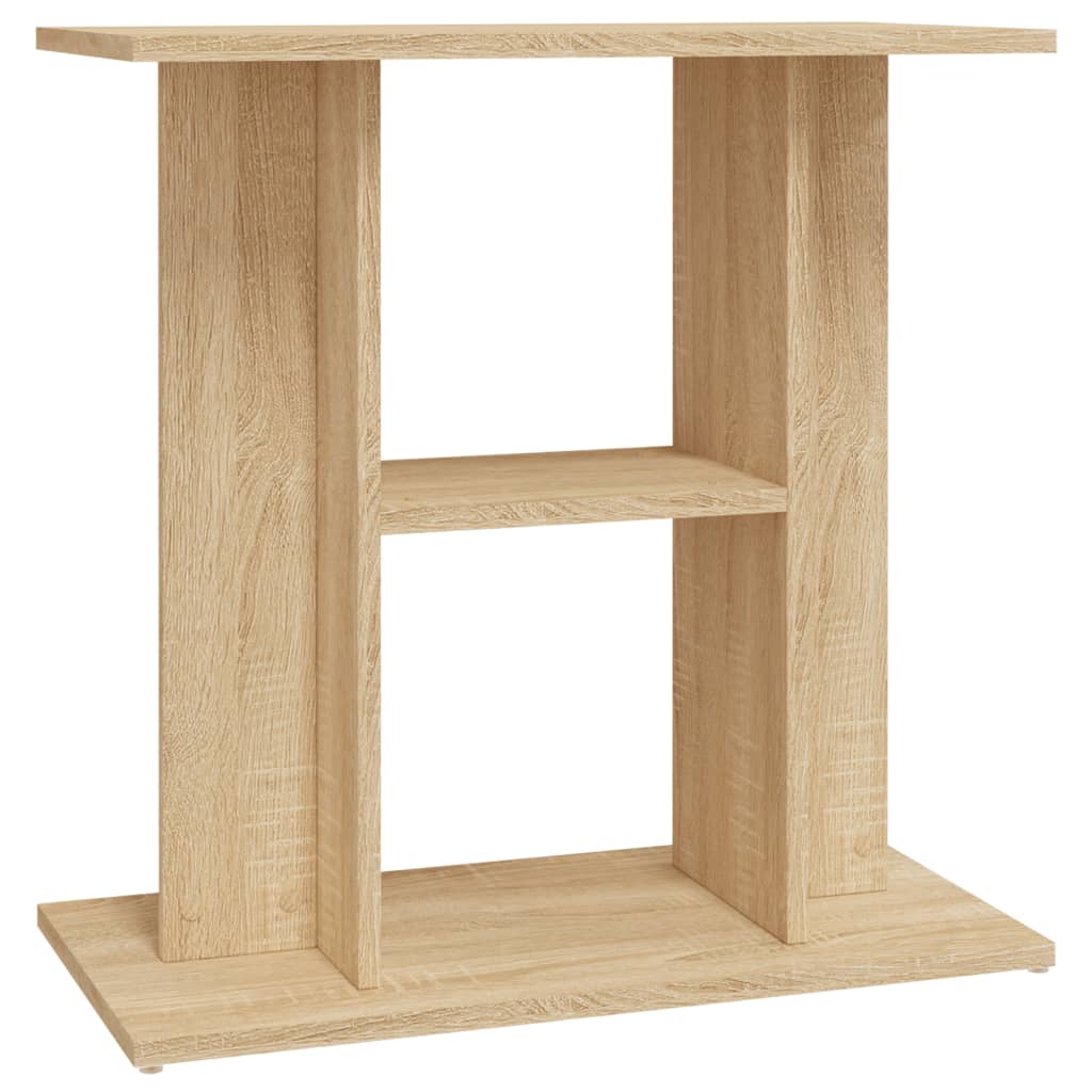 Aquariumstandaard Bewerkt Hout Kleurig 60 x 30 x 60 cm Sonoma eiken