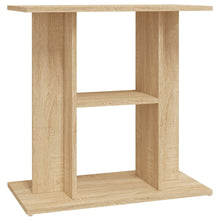 Aquariumstandaard Bewerkt Hout Kleurig 60 x 30 x 60 cm Sonoma eiken