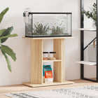 Aquariumstandaard 60x30x60 cm bewerkt hout sonoma eiken