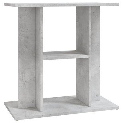 Aquariumstandaard Bewerkt Hout 60 x 30 x 60 cm Betongrijs