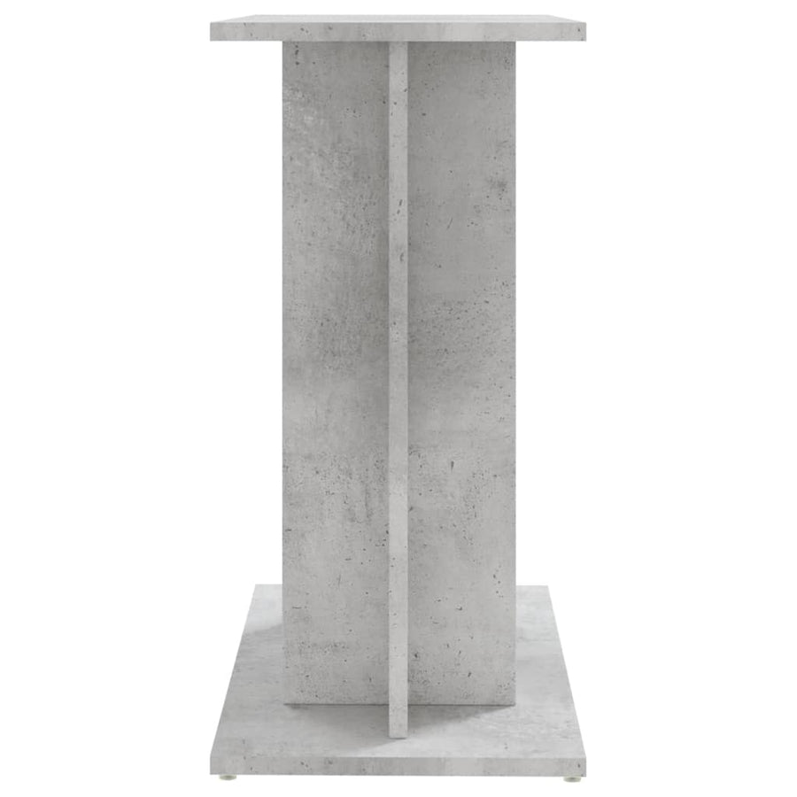 Aquariumstandaard Bewerkt Hout 60 x 30 x 60 cm Betongrijs