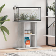 Aquariumstandaard 60x30x60 cm bewerkt hout betongrijs