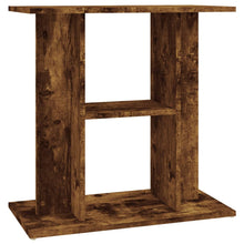 Aquariumstandaard Bewerkt Hout Kleurig 60 x 30 x 60 cm Gerookt eiken