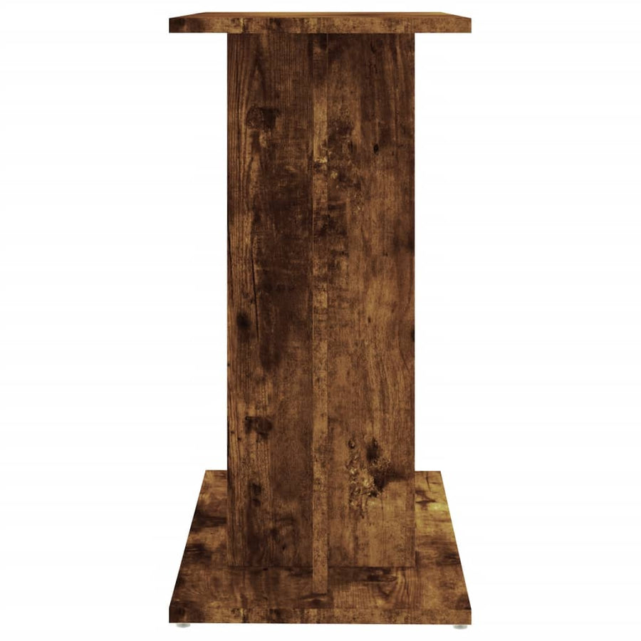 Aquariumstandaard Bewerkt Hout Kleurig 60 x 30 x 60 cm Gerookt eiken