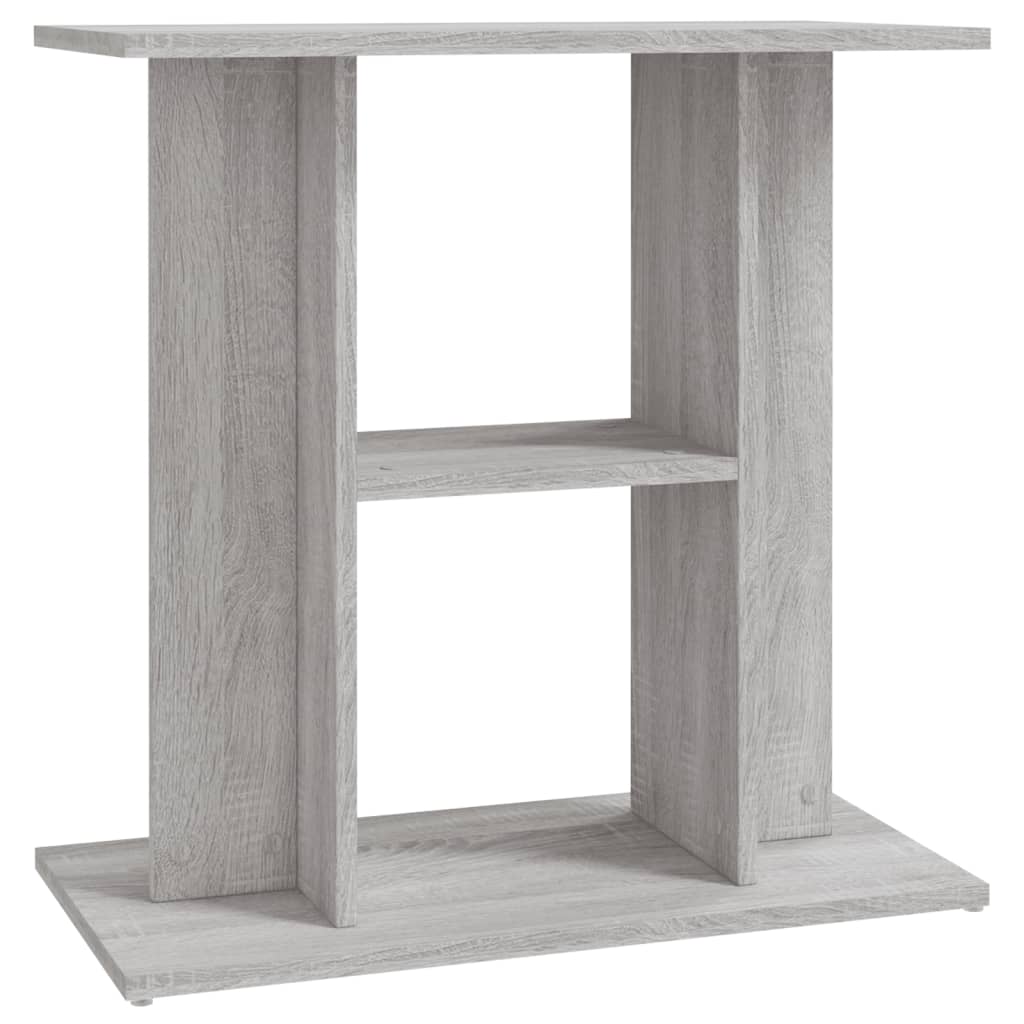 Aquariumstandaard Bewerkt Hout 60 x 30 x 60 cm Grijs sonoma
