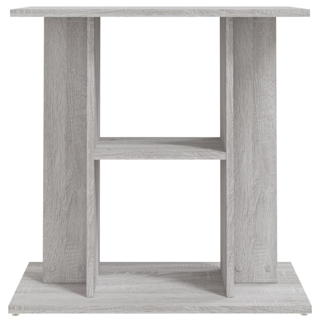 Aquariumstandaard Bewerkt Hout 60 x 30 x 60 cm Grijs sonoma