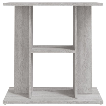 Aquariumstandaard Bewerkt Hout 60 x 30 x 60 cm Grijs sonoma