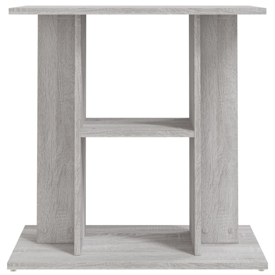 Aquariumstandaard Bewerkt Hout 60 x 30 x 60 cm Grijs sonoma