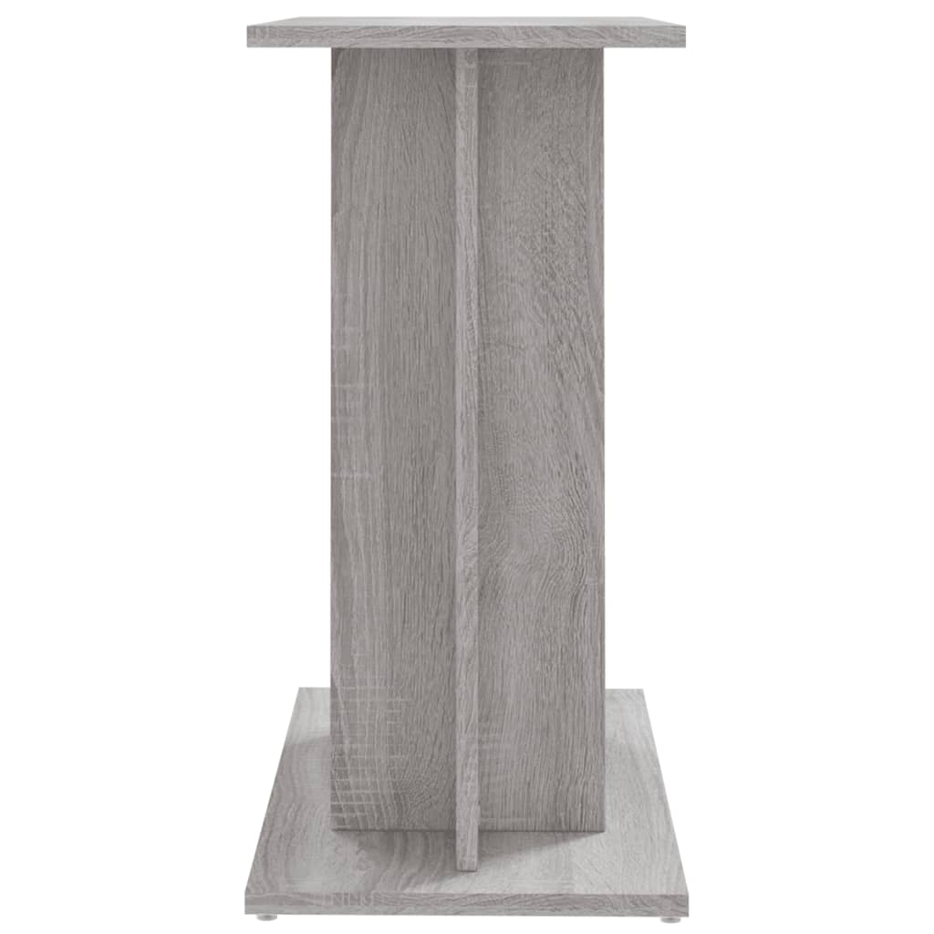 Aquariumstandaard Bewerkt Hout 60 x 30 x 60 cm Grijs sonoma
