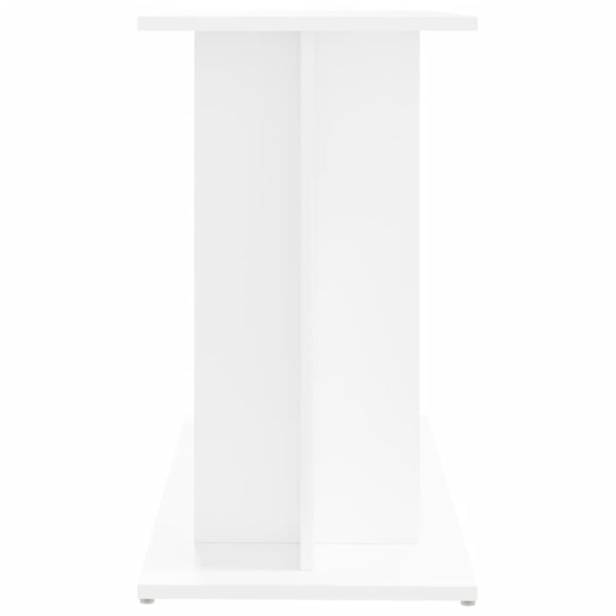 Aquariumstandaard Bewerkt Hout 80 x 35 x 60 cm Wit
